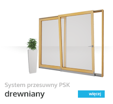 System drewniany przesuwny PSK