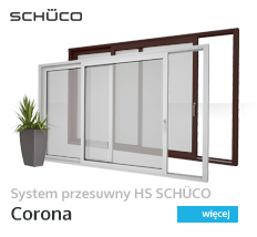 Systemy PCV przesuwne Schüco Corona