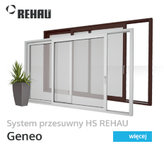 Systemy PCV przesuwne Rehau Geneo